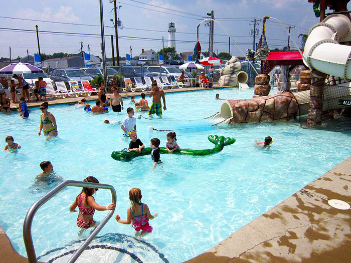Kids at Thunder Lagoon Waterpark Delaware