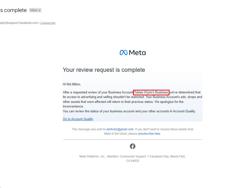 Issue and Result Example