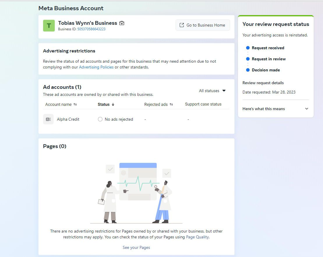 Issue and Result Example