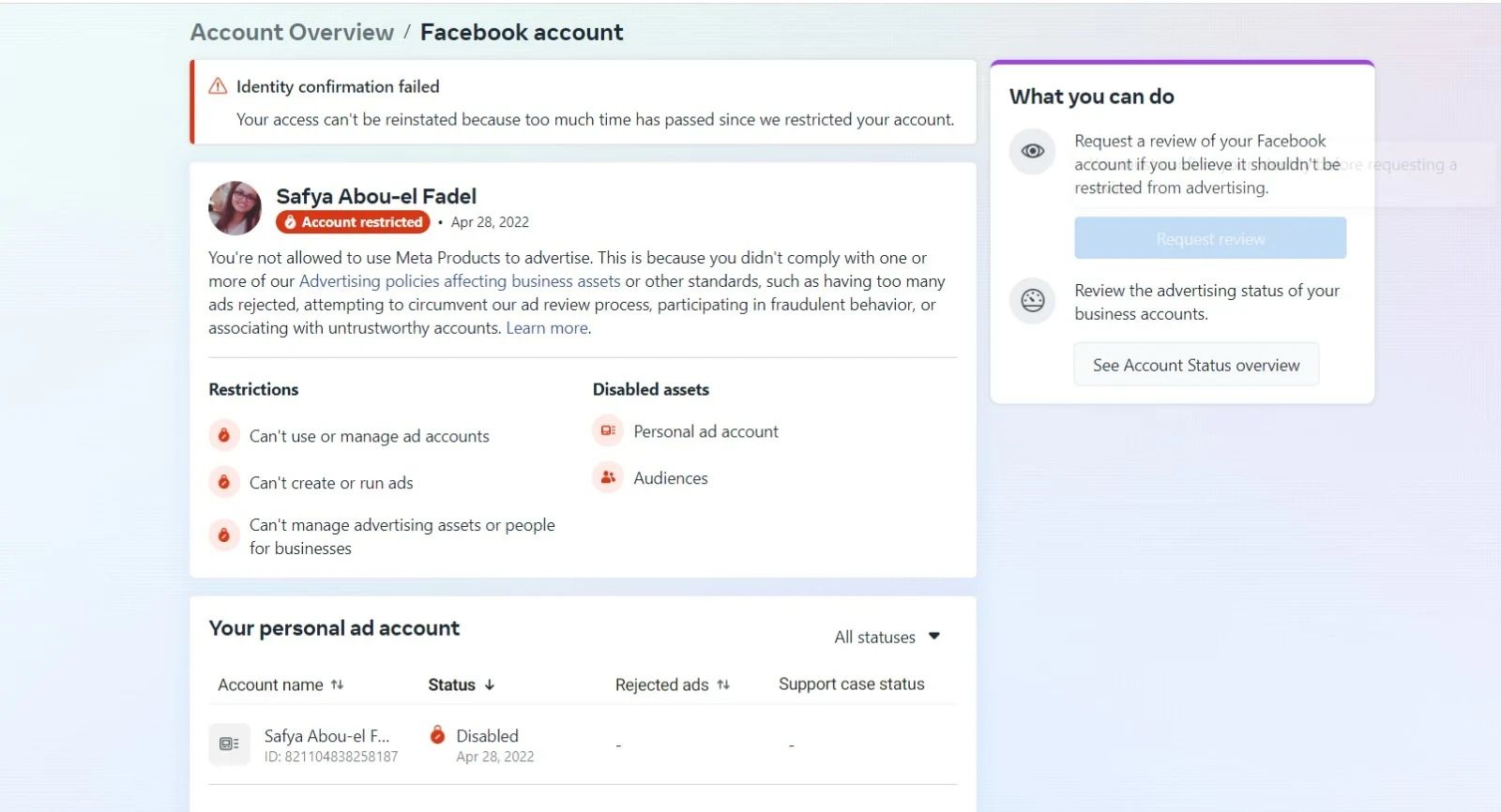 Issue and Result Example
