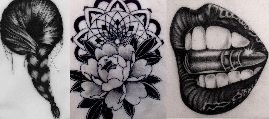 blackwork tatto design