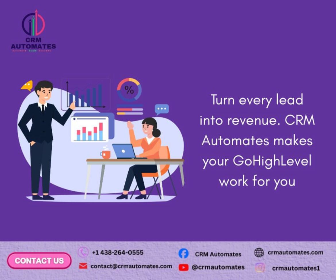 Turn every lead into revenue. CRM Automates makes your GoHighLevel work for you