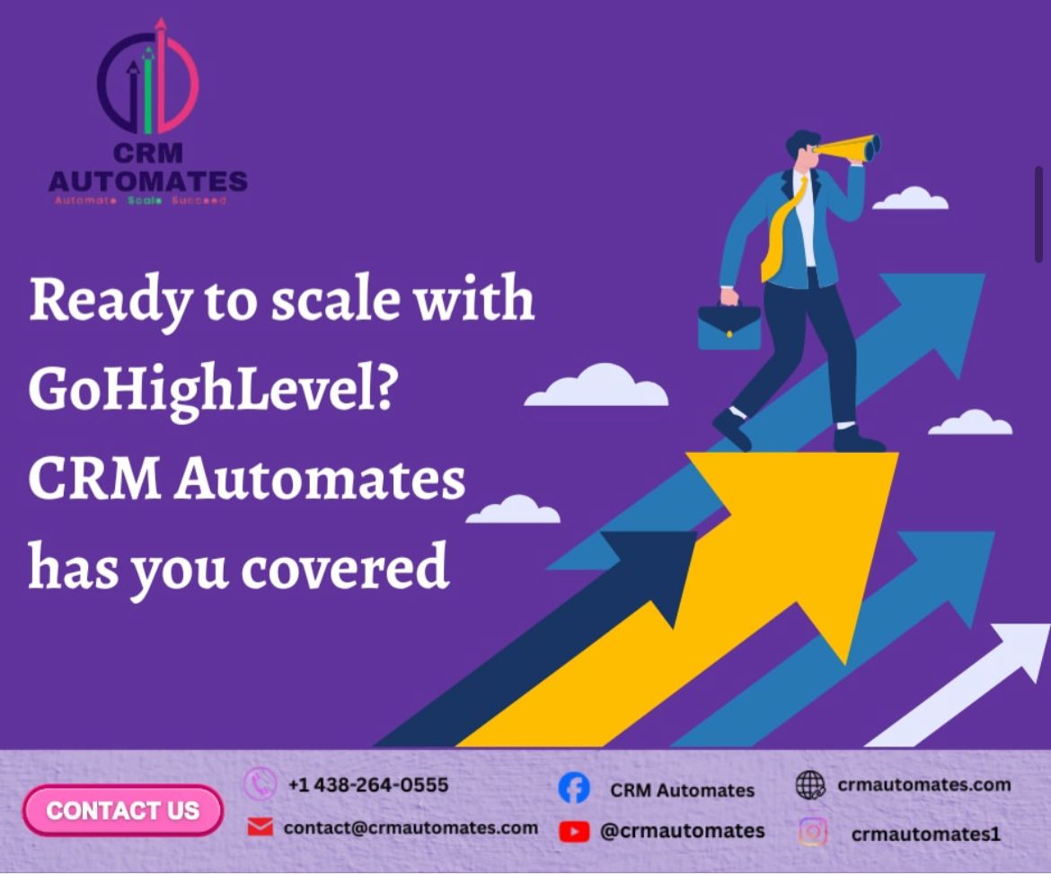 Ready to scale with GoHighLevel? CRM Automates has you covered