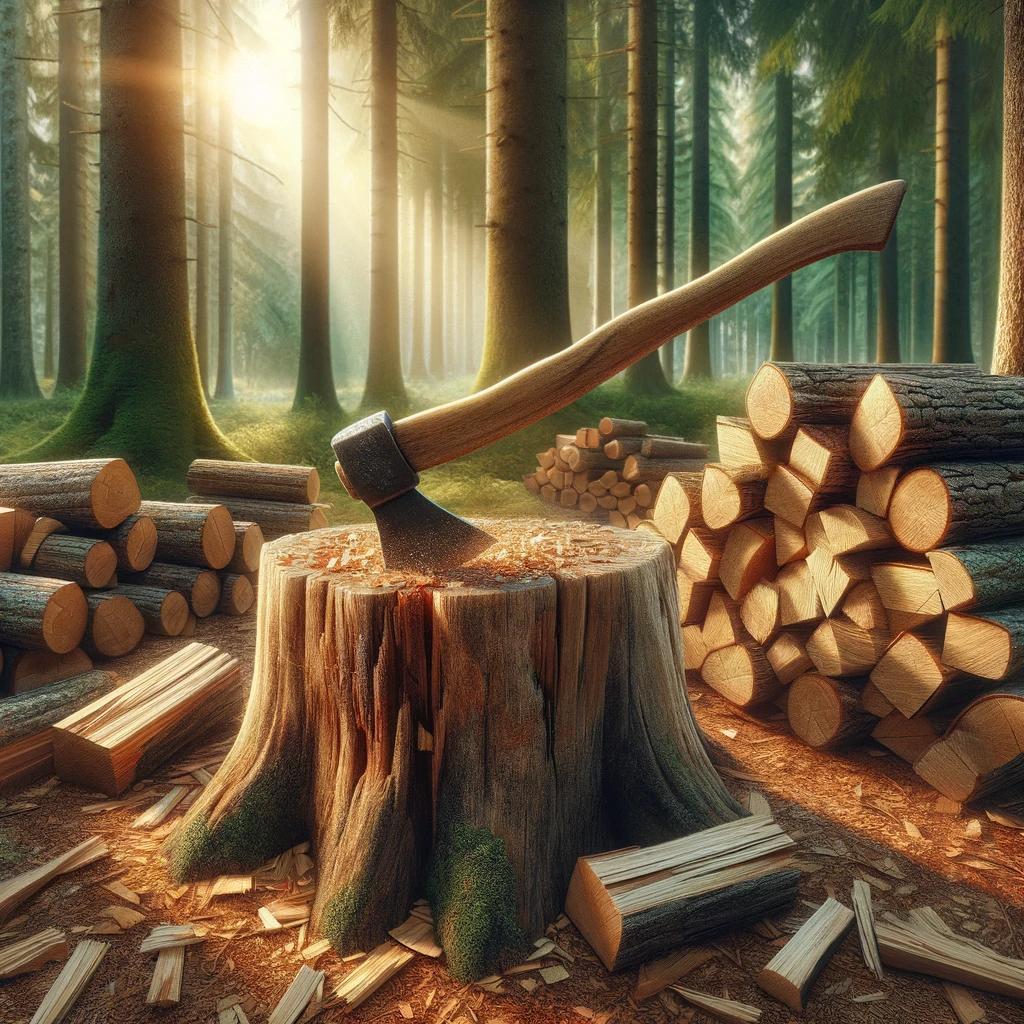 Wood splitting services in Euharlee, Georgia