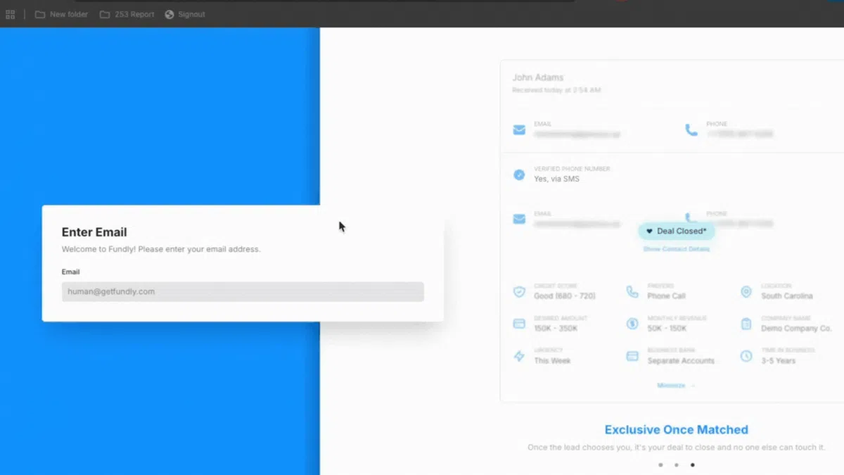 Fundly live lead experience GIF