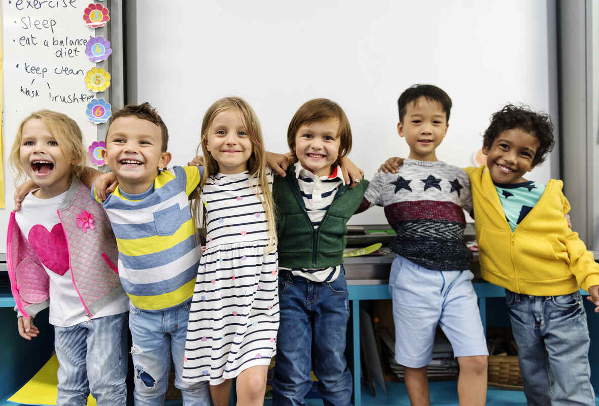 group-of-preschool-age-students-standing-together