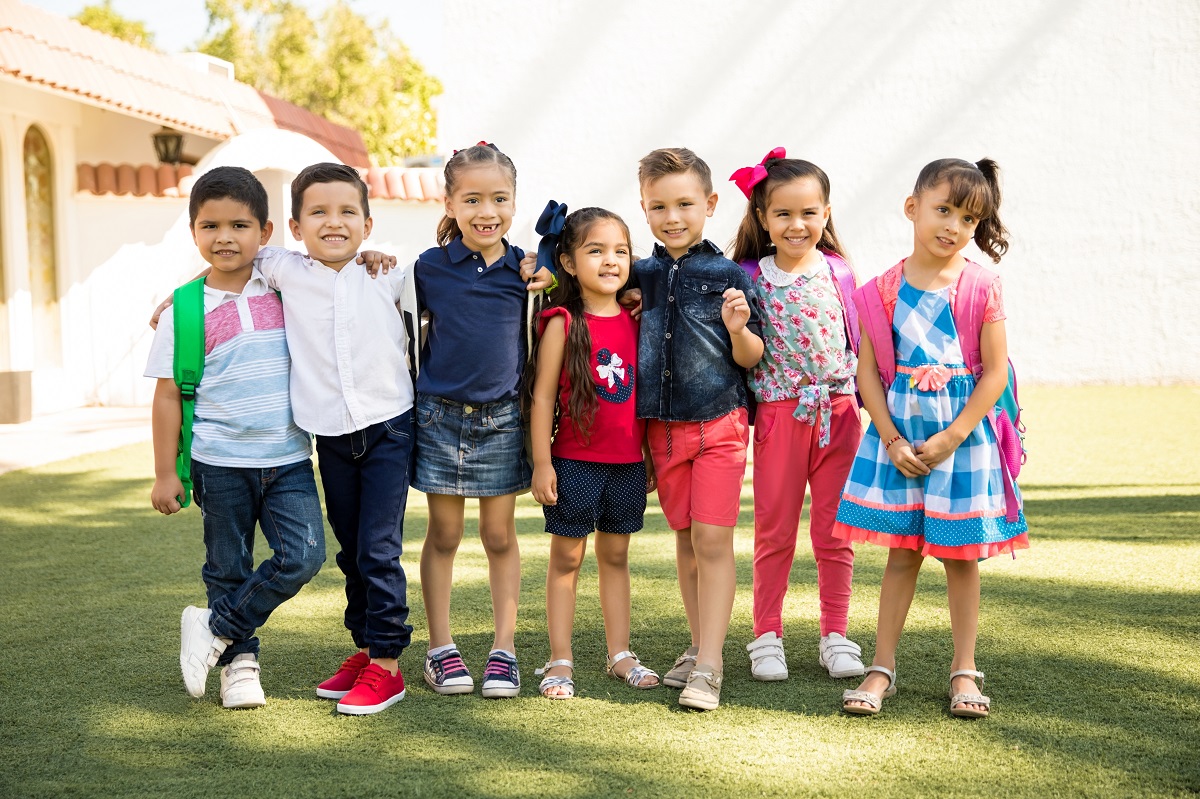 Group of preschoolers 