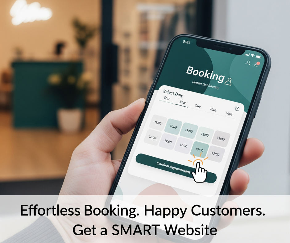 customer booked appointment with AI system | AI answering service recording message for small business
