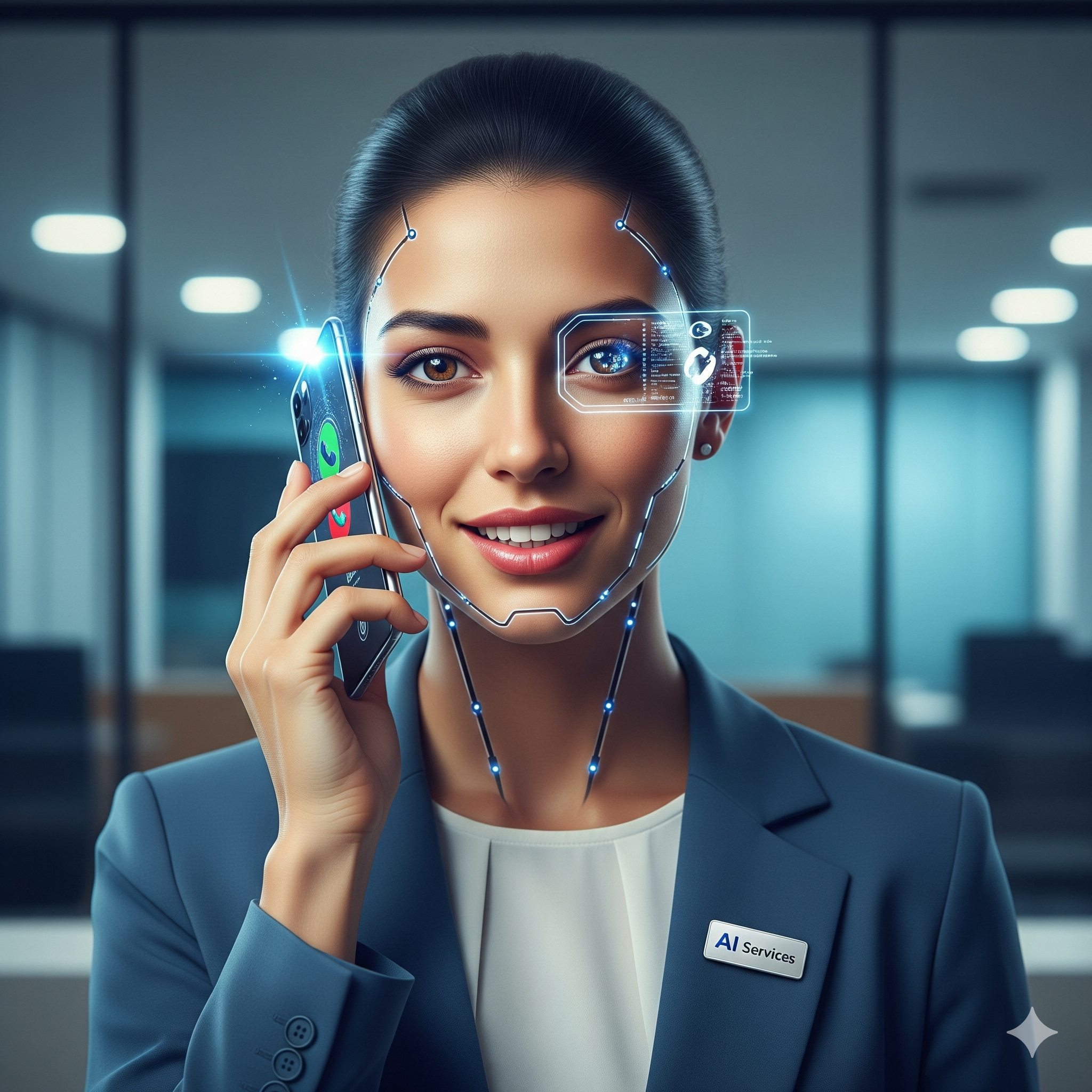 customer leaving voicemail with AI system | AI answering service recording message for small business