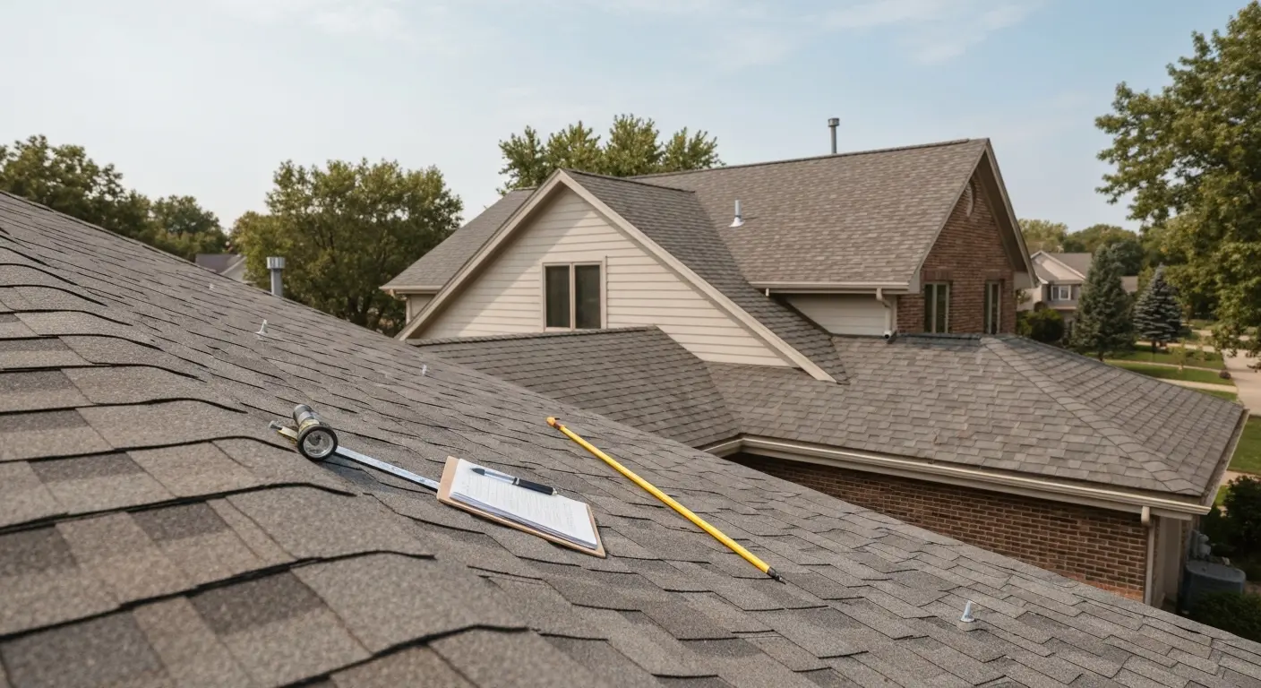 Professional roof inspection