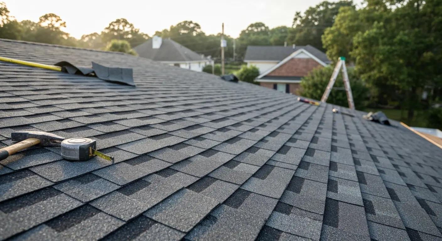 Roof replacement installation