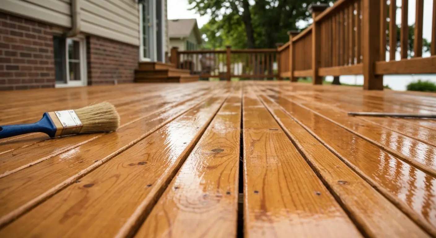 Clear sealer application