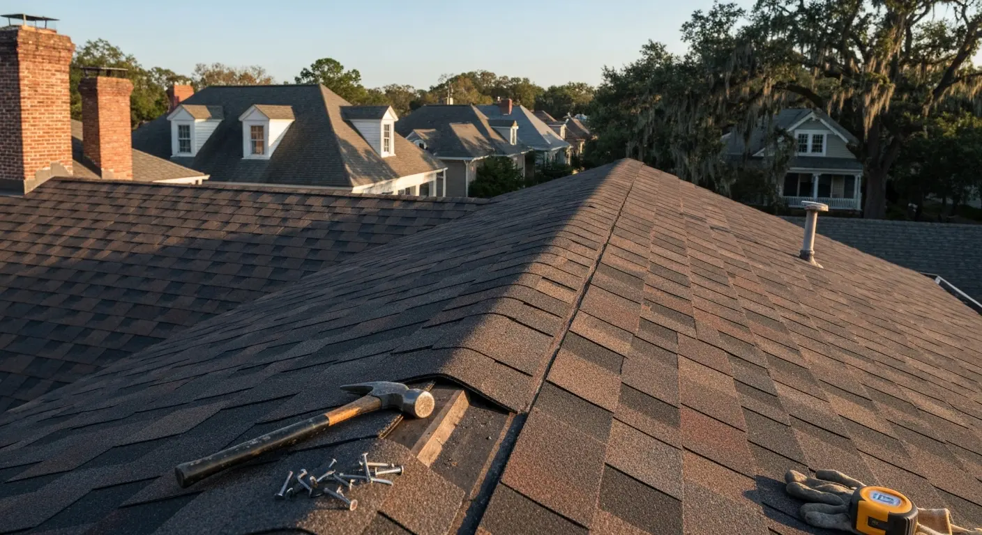 Roof replacement project