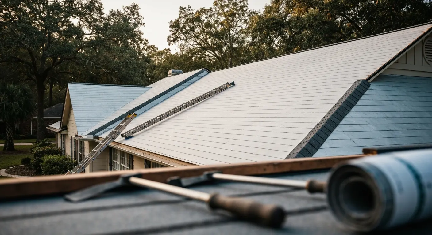 Roof replacement project