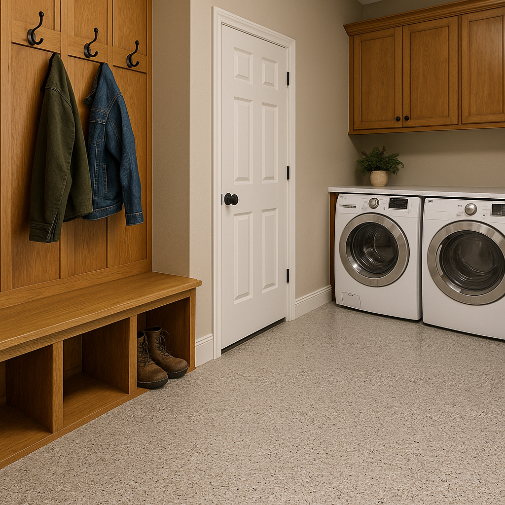 Epoxy Flooring in Laundry Room, Little Rock Arkensas Epoxy Flooring in Laundry Room, Little Rock Arkensas
