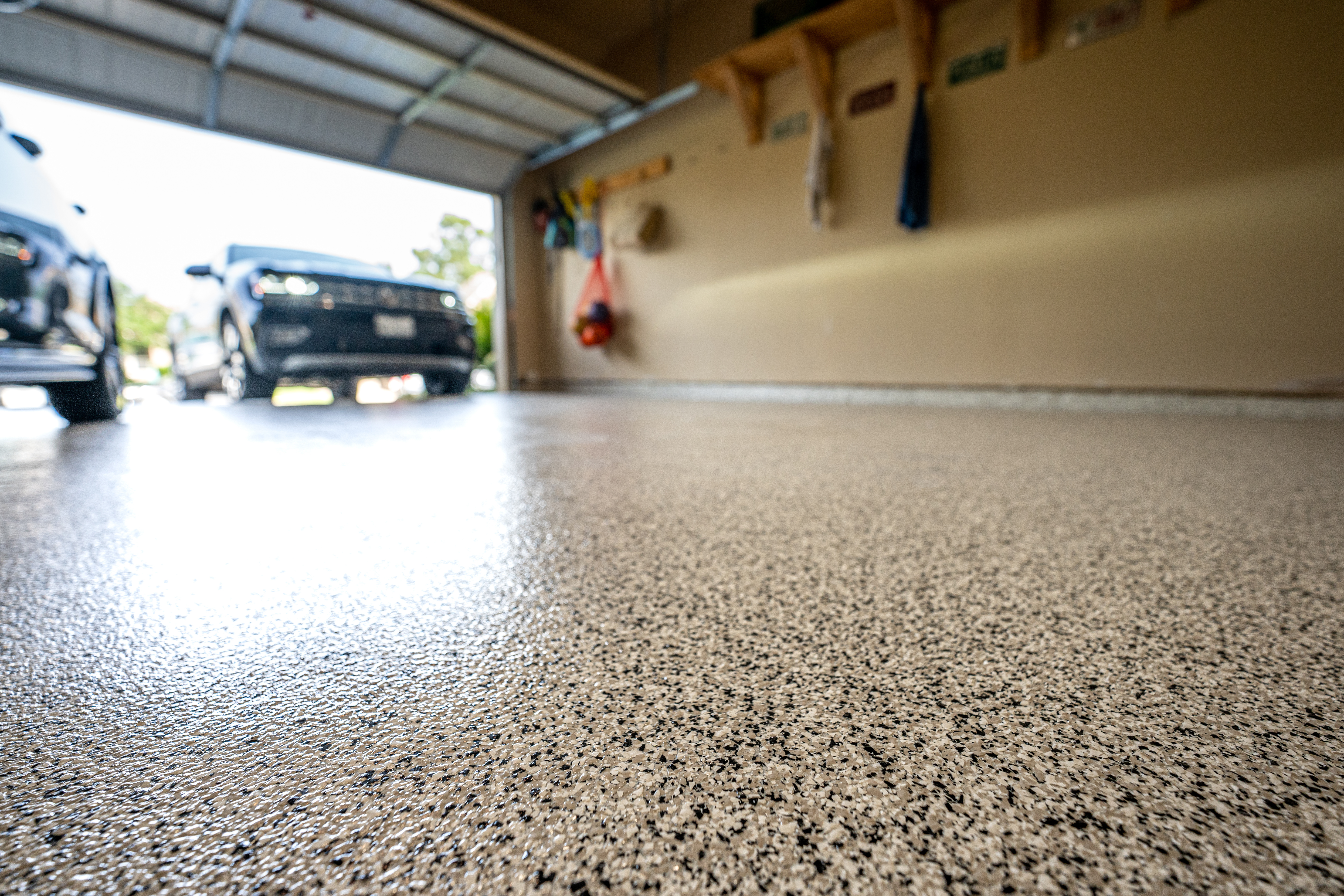 Beautiful Custom Flake Epoxy Flooring Beautiful Custom Flake Epoxy Flooring