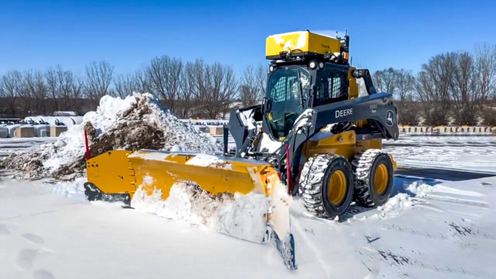 Automates snow plow