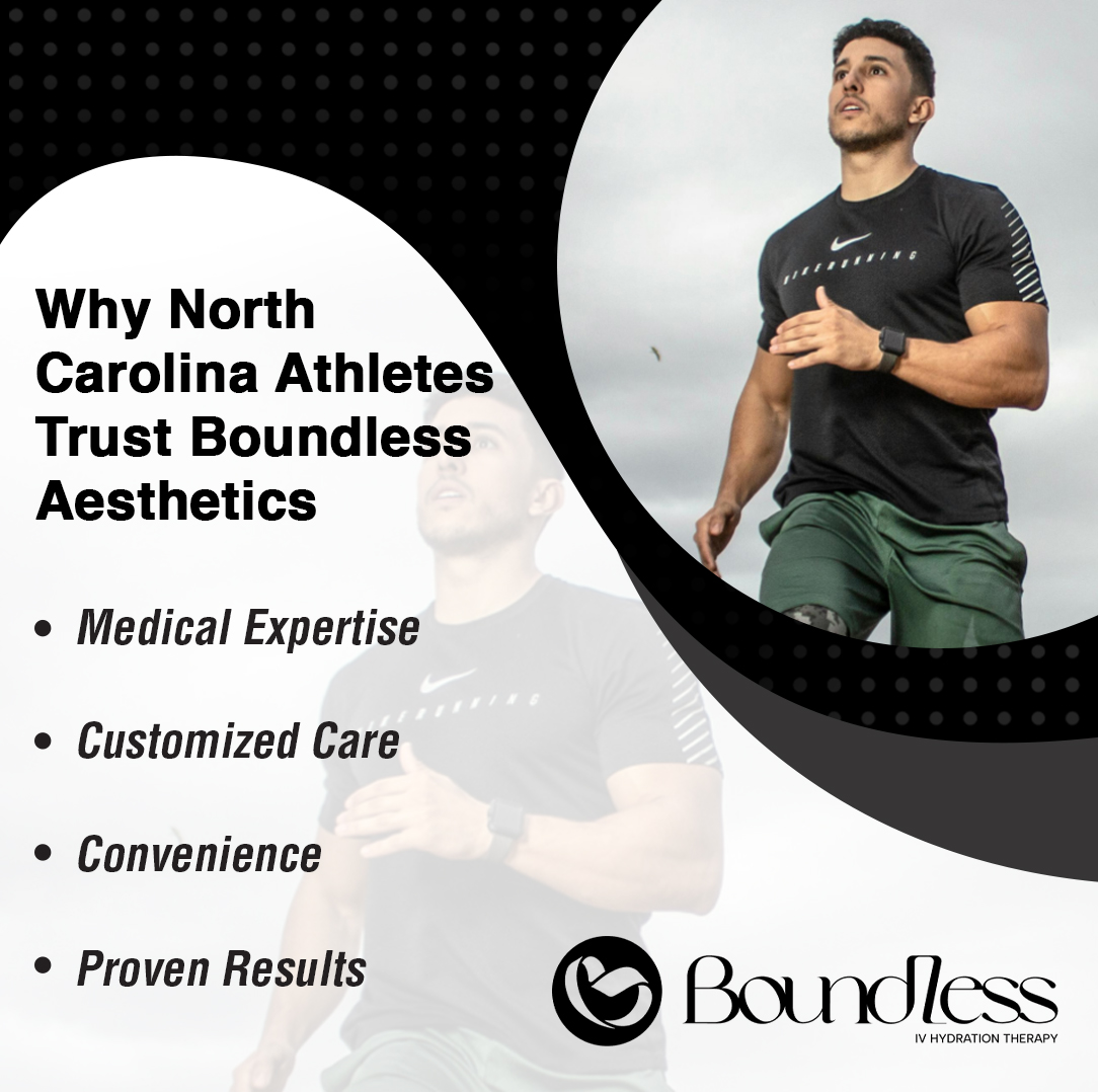 Boundless IV Hydration athlete running and listing reasons athletes trust their services Boundless IV Hydration athlete running and listing reasons athletes trust their services