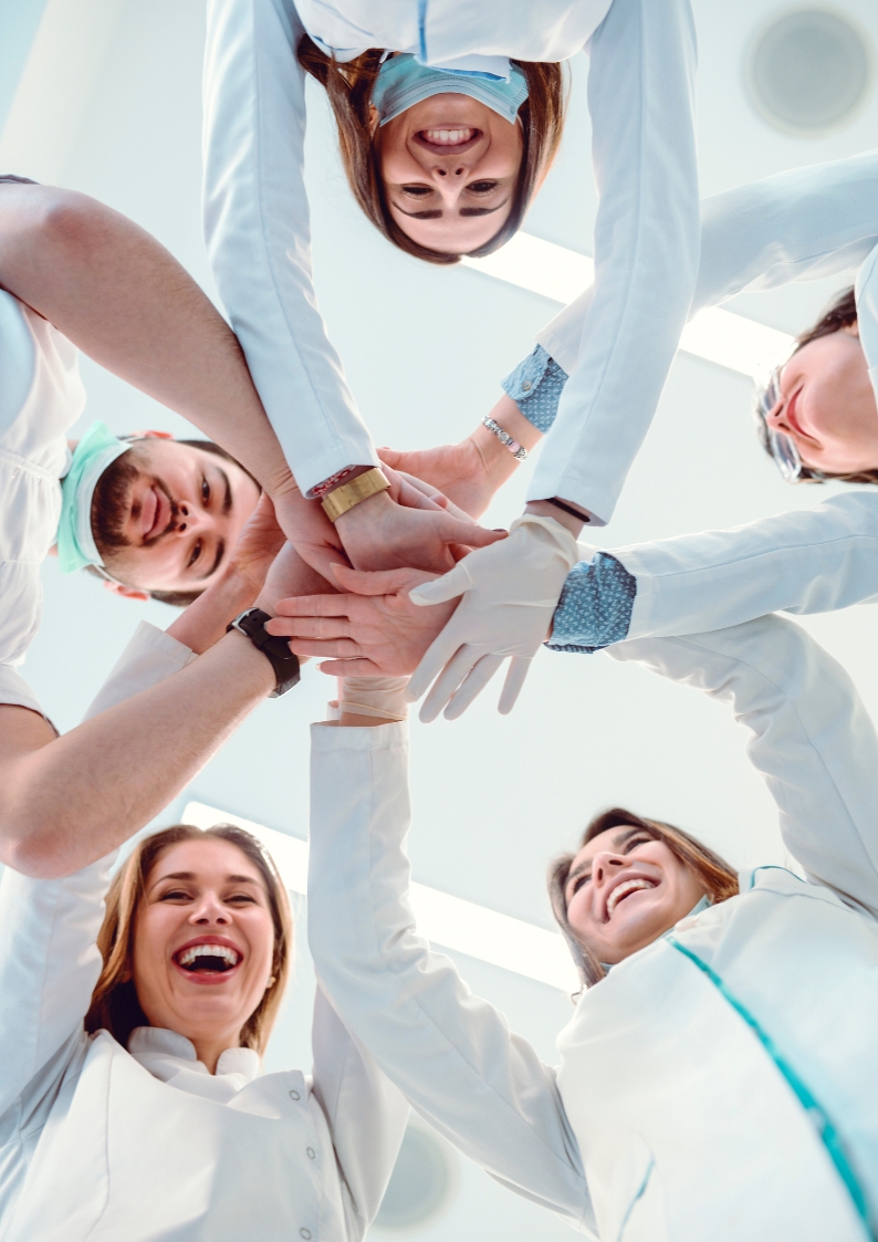 Happy Staff and Patients