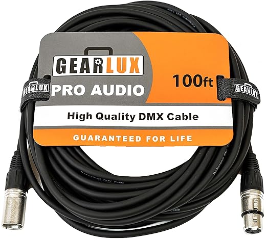 Gearlux DMX Cable 100ft