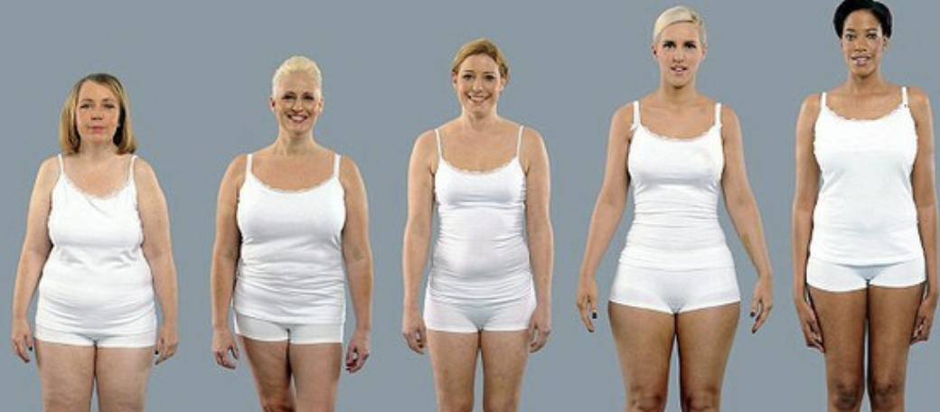 Body Composition - All these women weigh the same Body Composition - All these women weigh the same