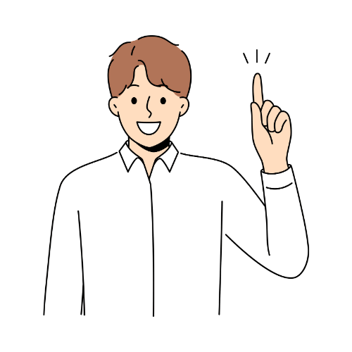 Man Pointing Up Man Pointing Up