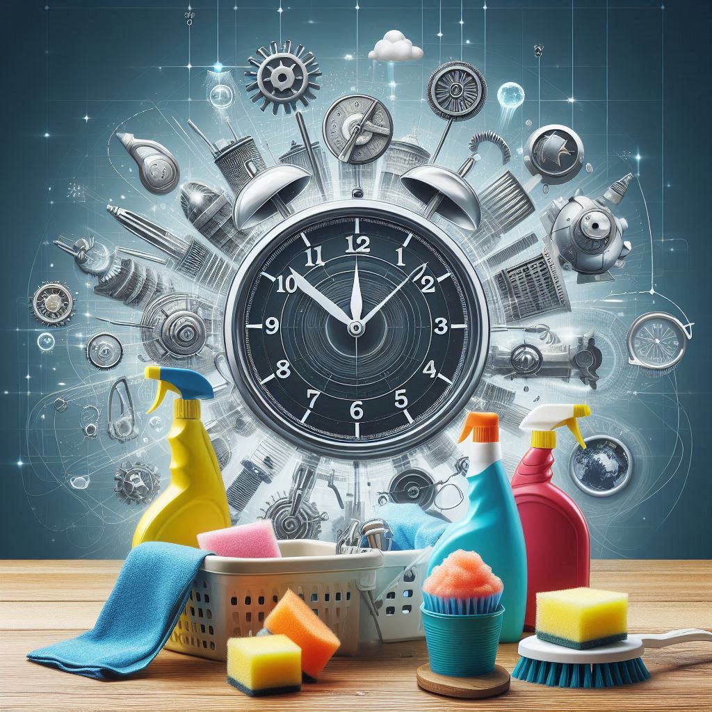 Time saving in cleaning