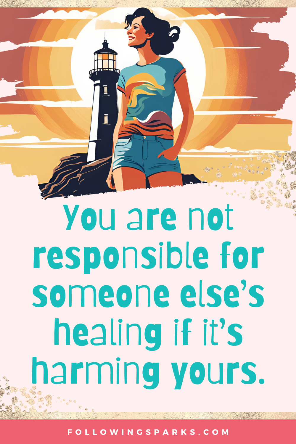 You are not responsible for someone else’s healing if it’s harming yours. You are not responsible for someone else’s healing if it’s harming yours.