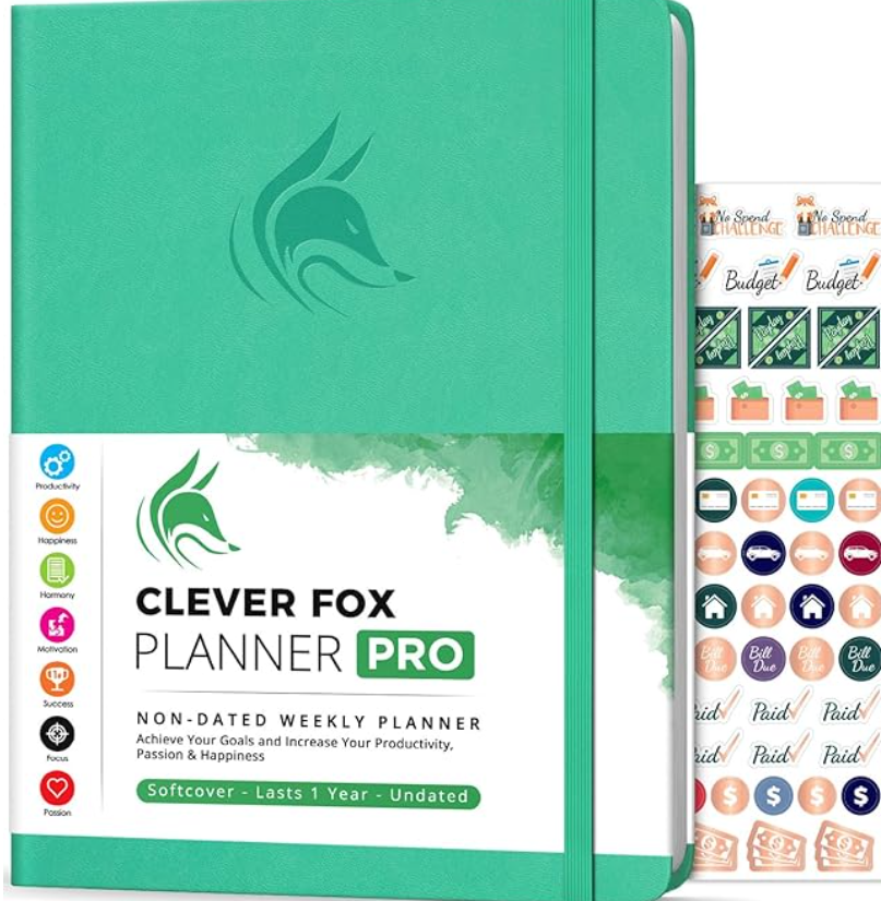 clever fox undated planner plus journal clever fox undated planner plus journal