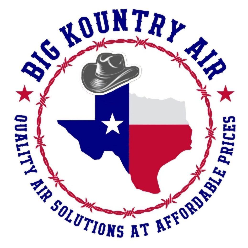 "Big Kountry Air logo, family-owned HVAC company serving North Texas with heating and air conditioning repair, installation, and maintenance." "Big Kountry Air logo, family-owned HVAC company serving North Texas with heating and air conditioning repair, installation, and maintenance."