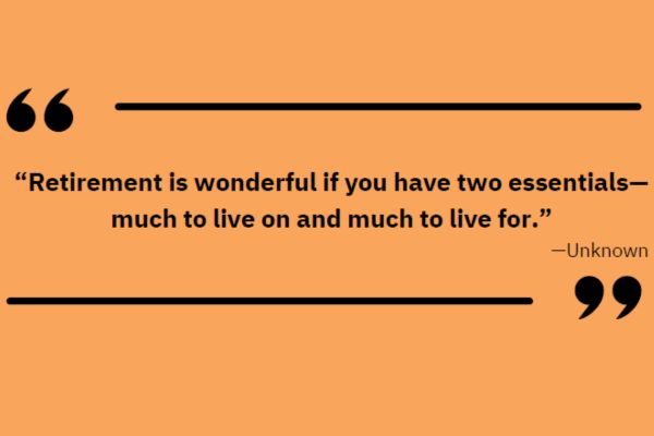 Retirement is wonderful quote image Retirement is wonderful quote image