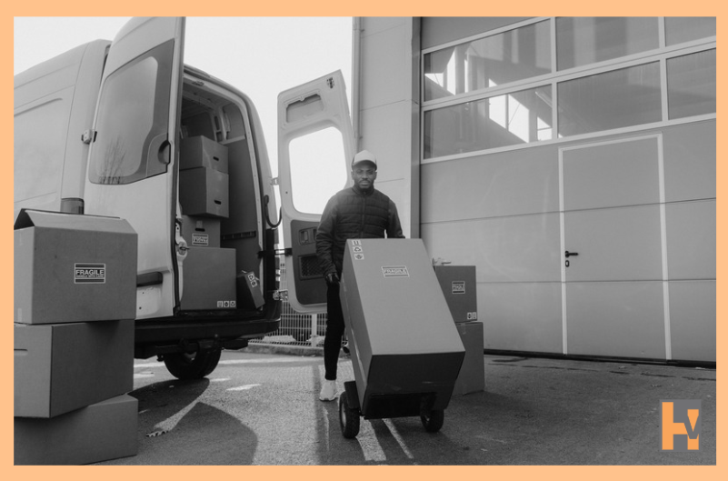 person moving things image person moving things image