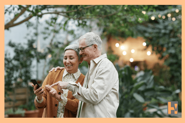 Canadian couple enjoying outdoors Canadian couple enjoying outdoors