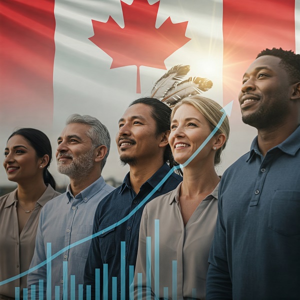 Diverse Canadian professionals planning early retirement with CPP and OAS strategies for financial freedom. Diverse Canadian professionals planning early retirement with CPP and OAS strategies for financial freedom.