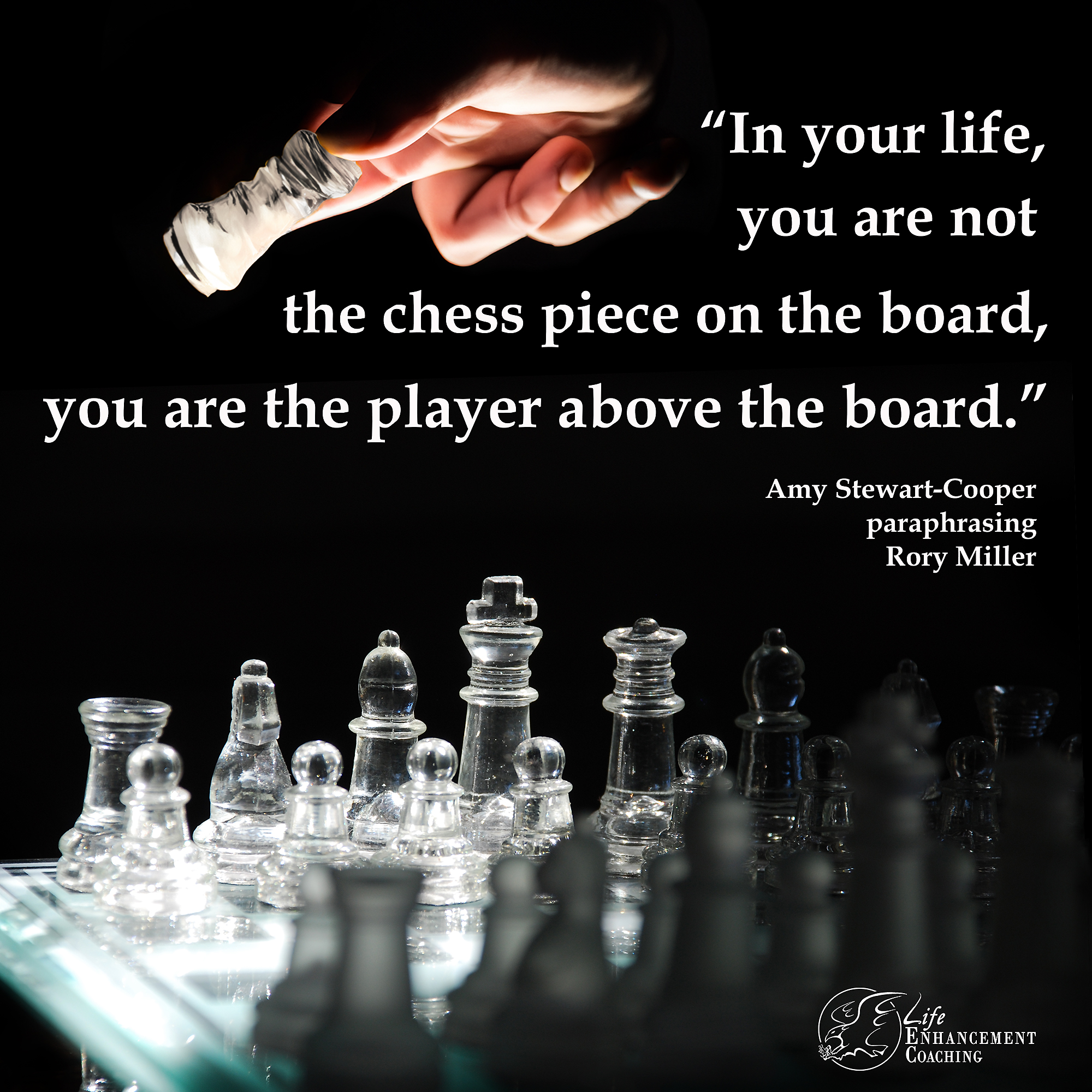 You Are The Player Above The Board