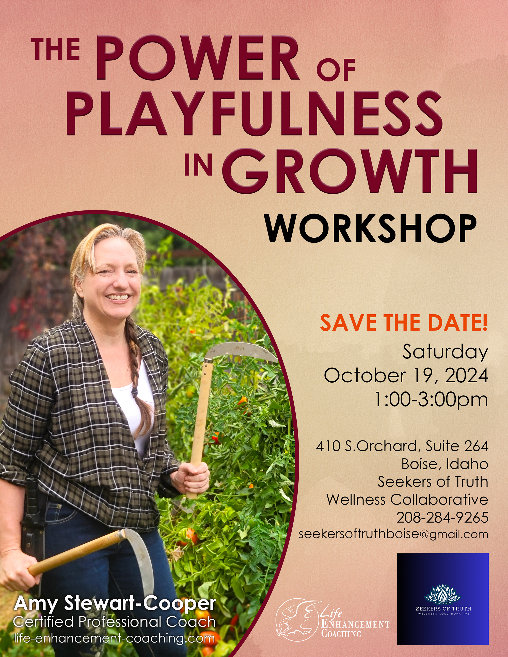 Workshop in One Week!