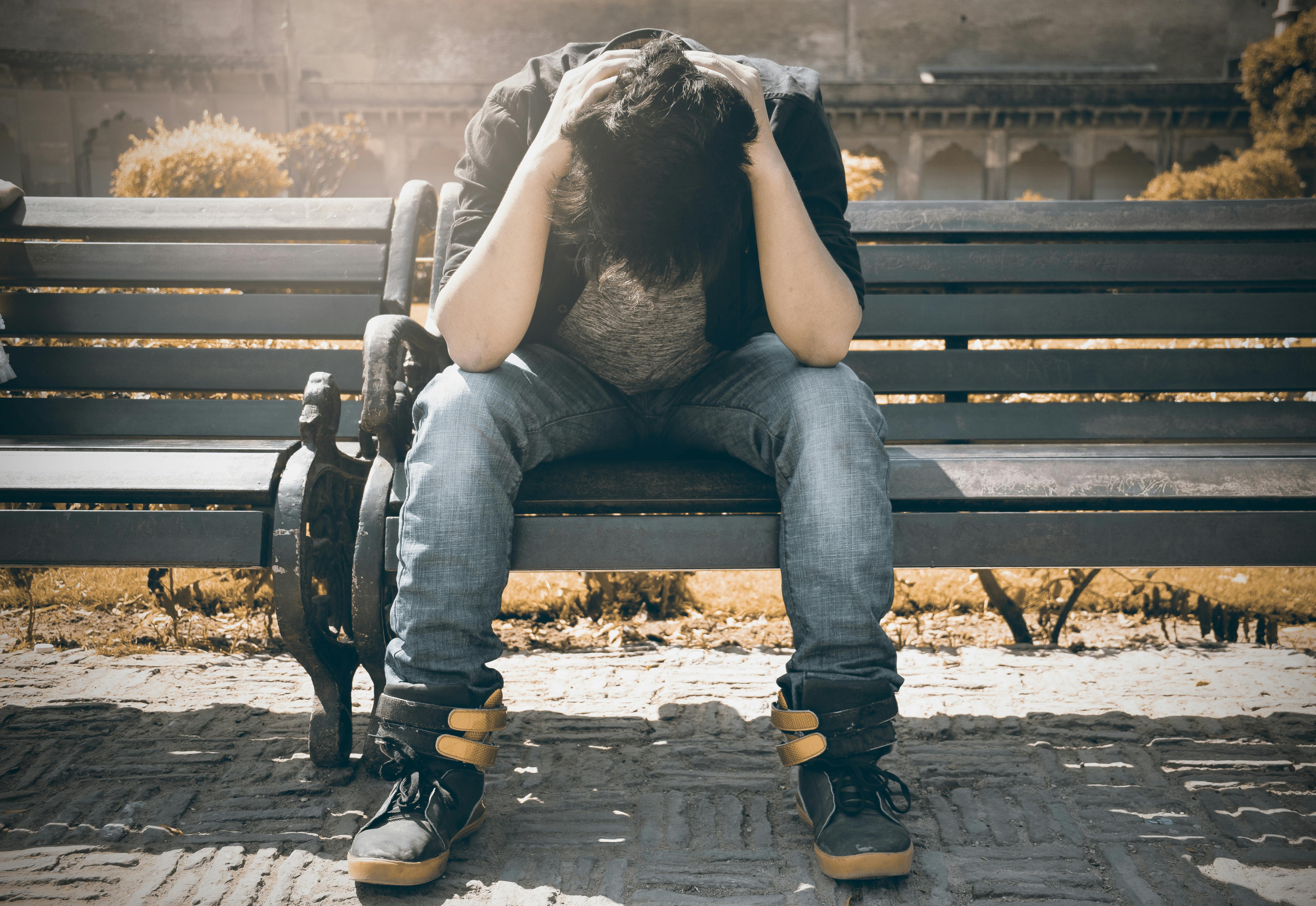 Depressed man Depressed man