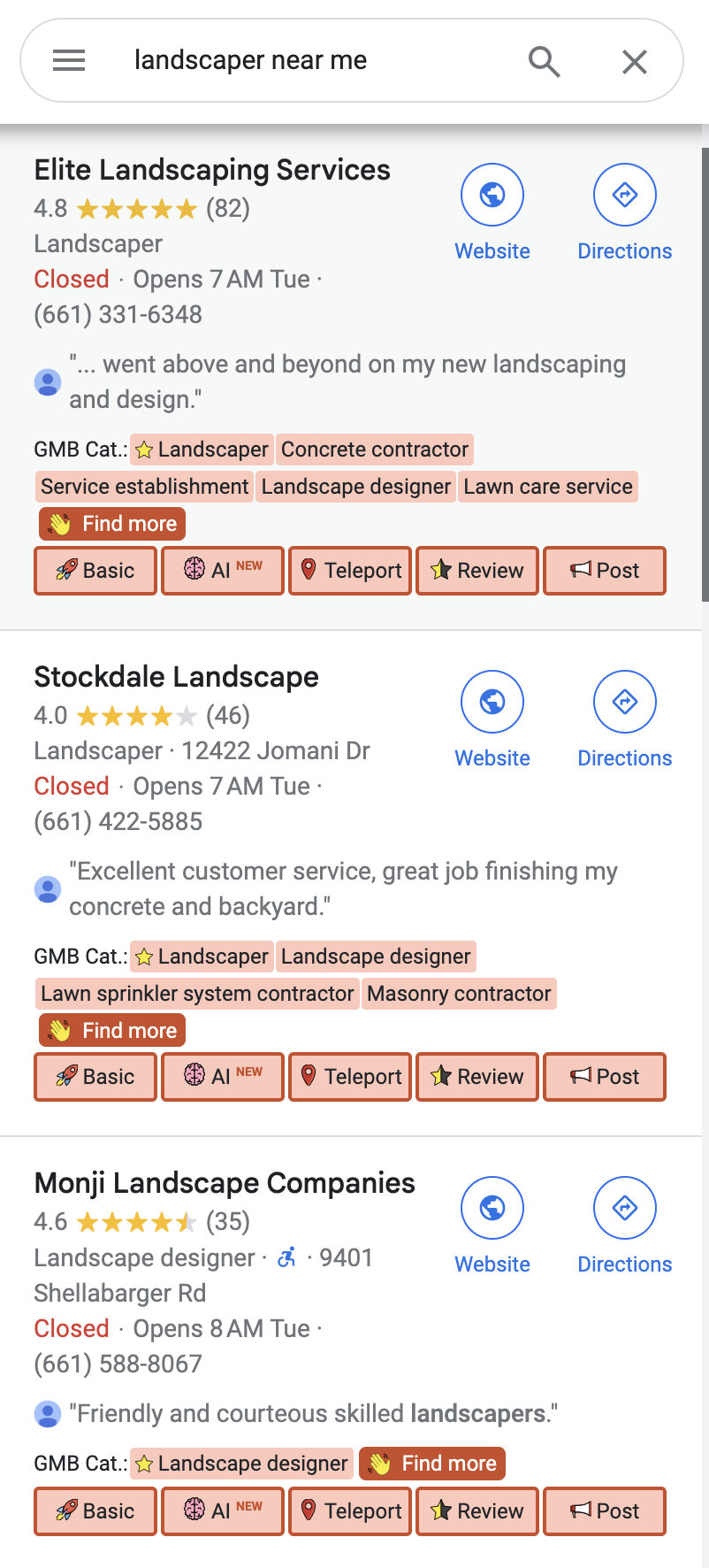 list of local businesses list of local businesses