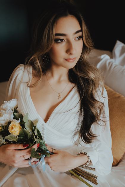 close up of Lucy Paige artistry makeup