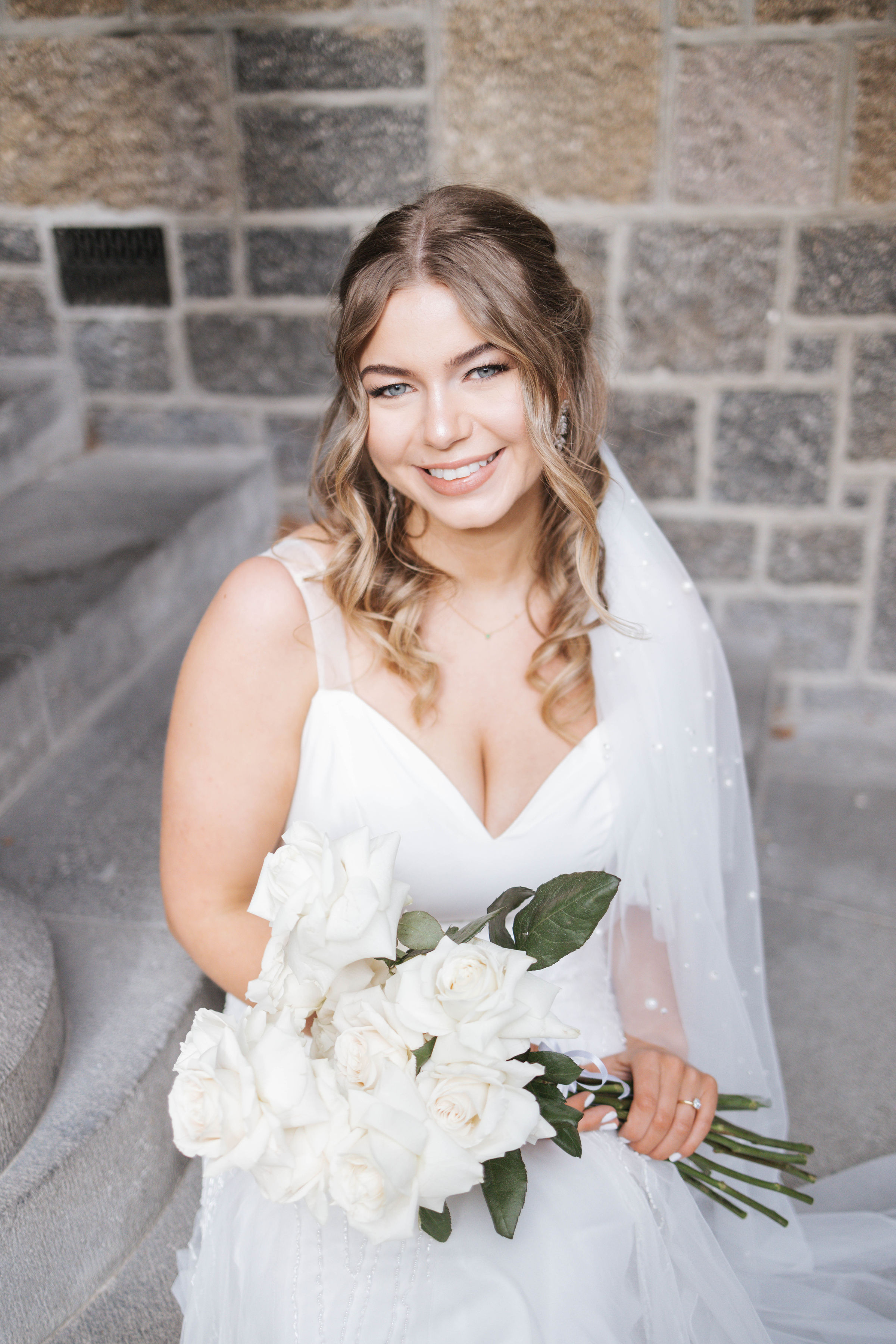 miss canterbury winner 2024 modelling wedding gown from new chapter bridal
