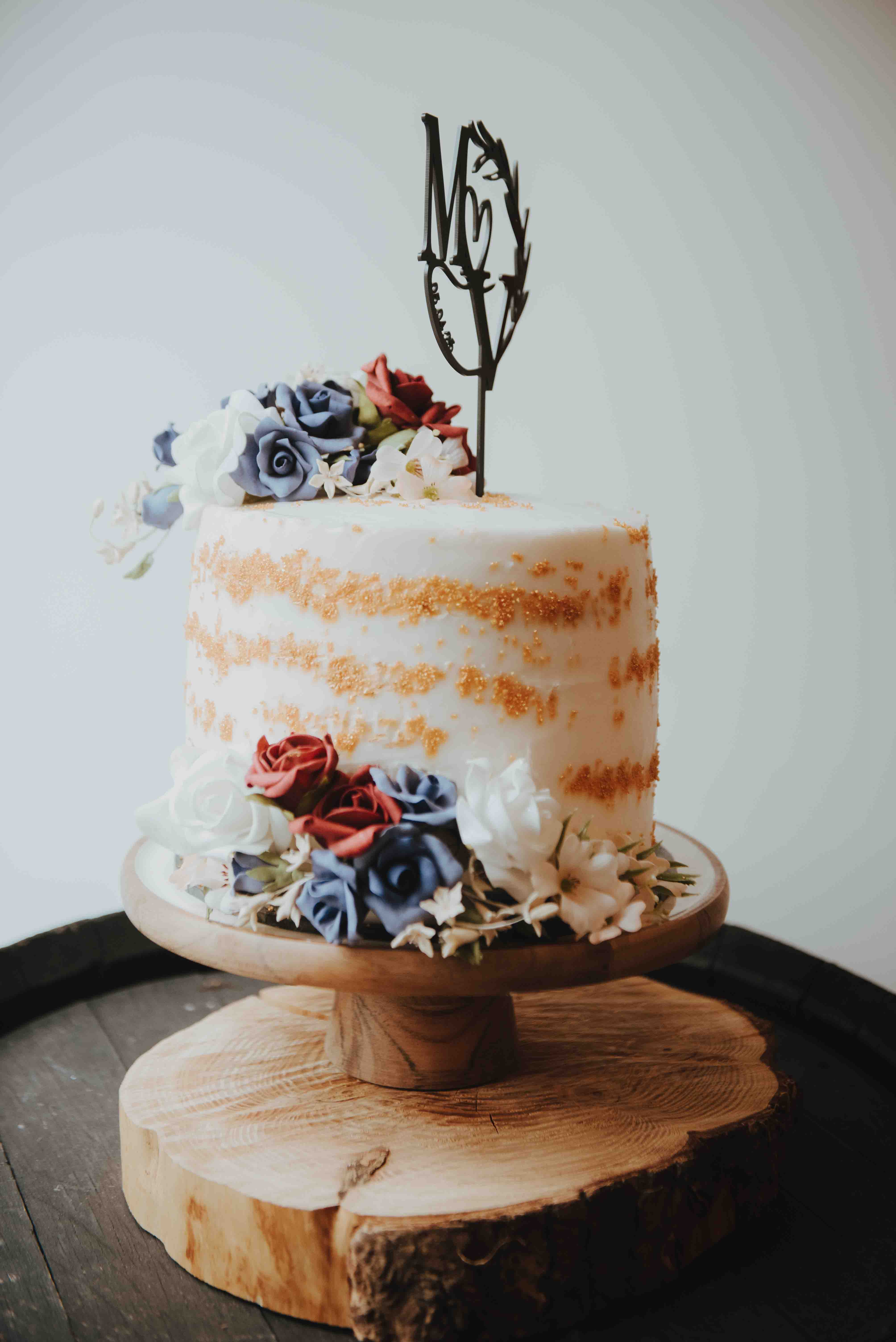 homemade wedding cake