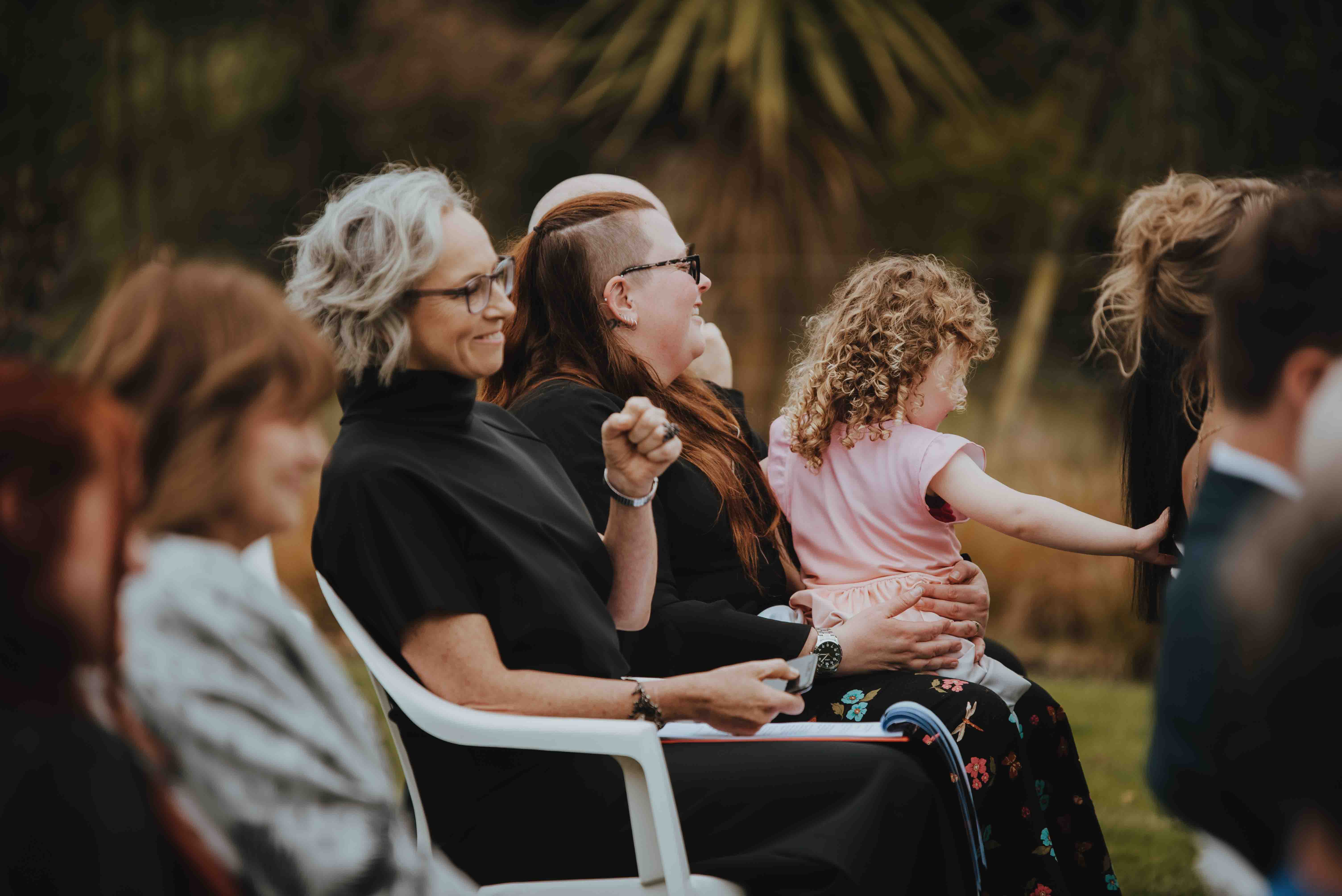 guest reaction to wedding ceremony