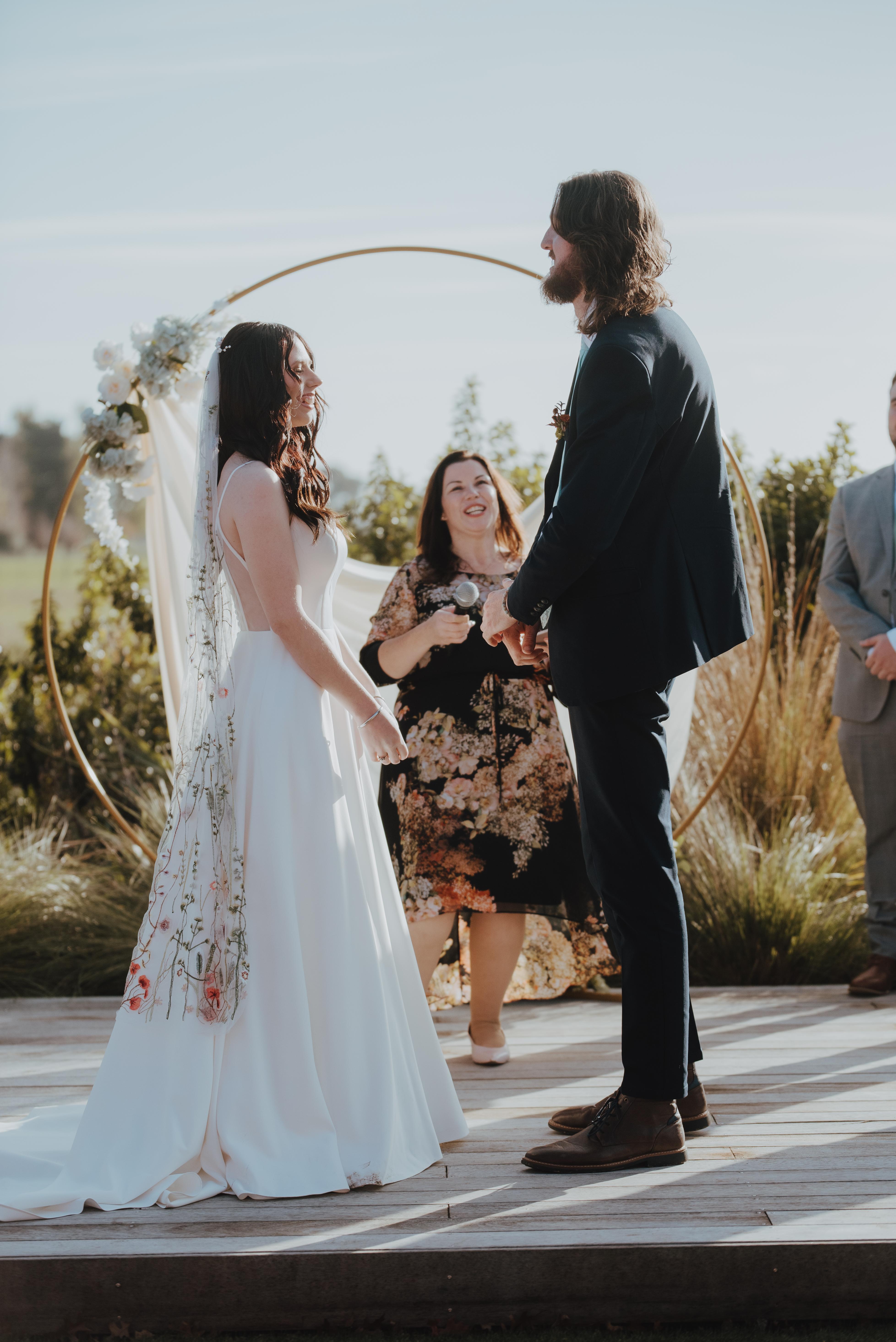 final wishes for couple during ceremony by celebrant
