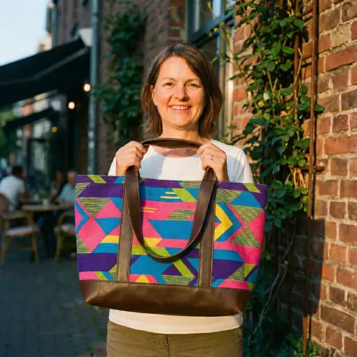 Proud Women with finished Bag