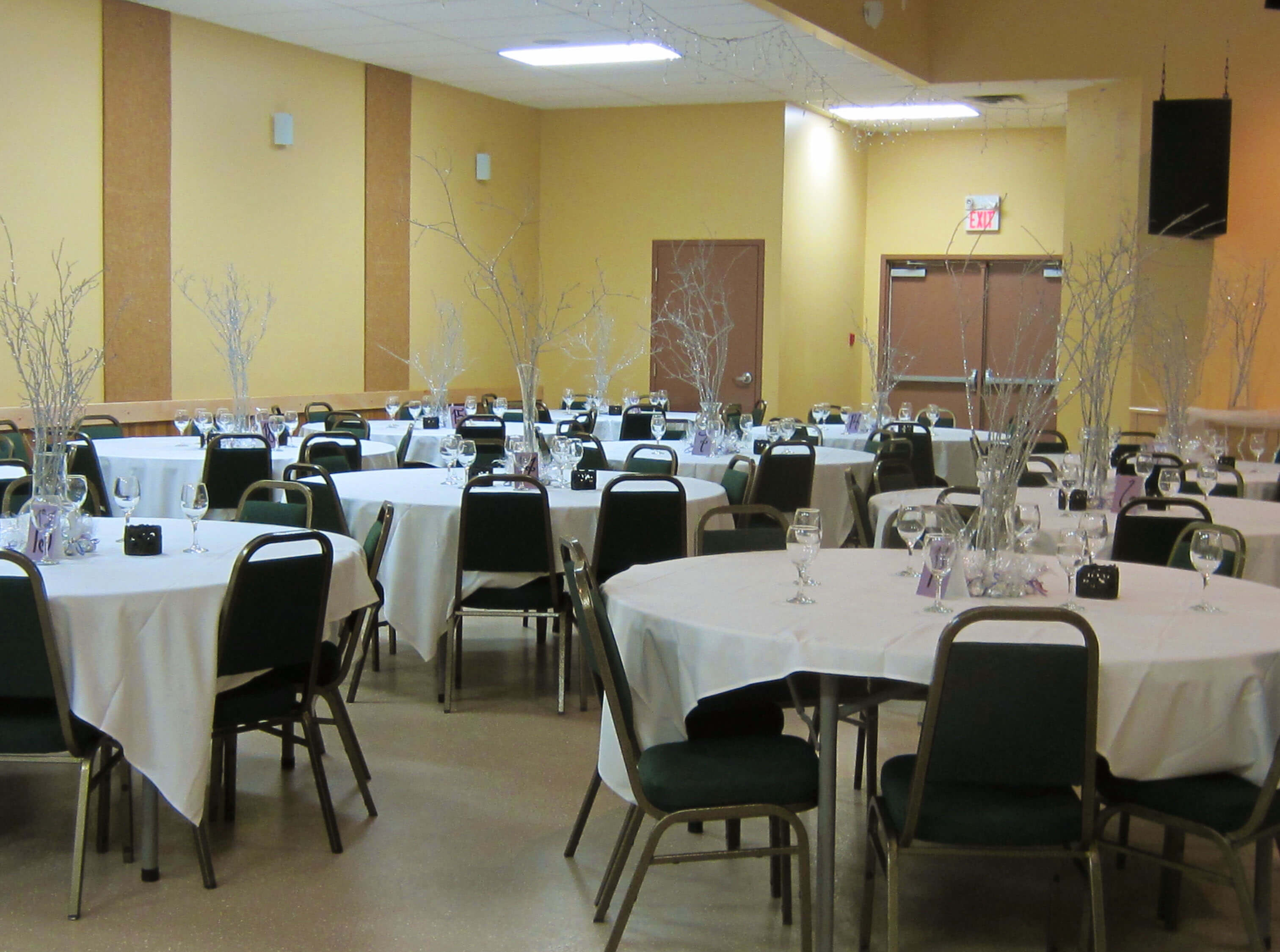 Buffet Tables Decorated