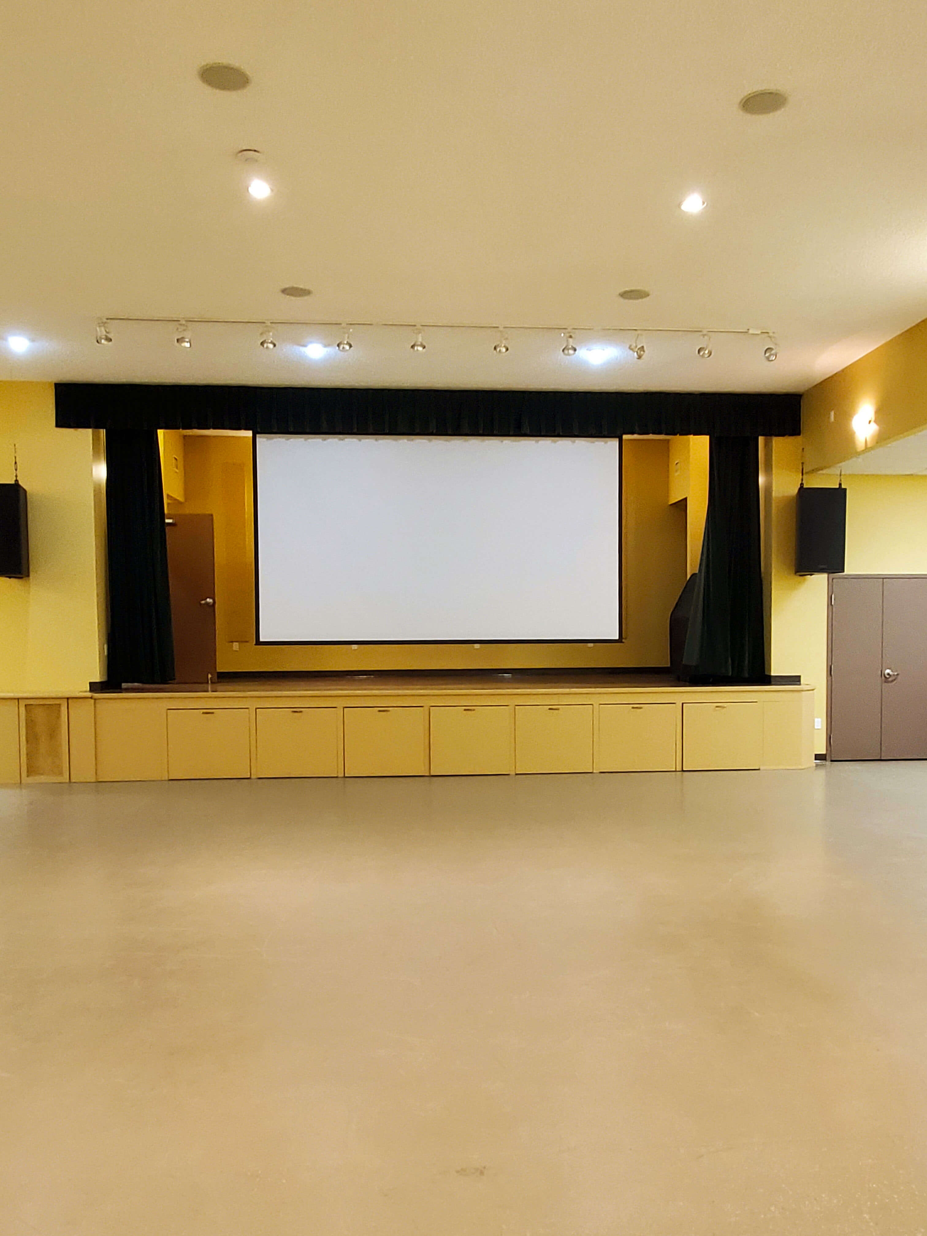 Stage with Large Screen
