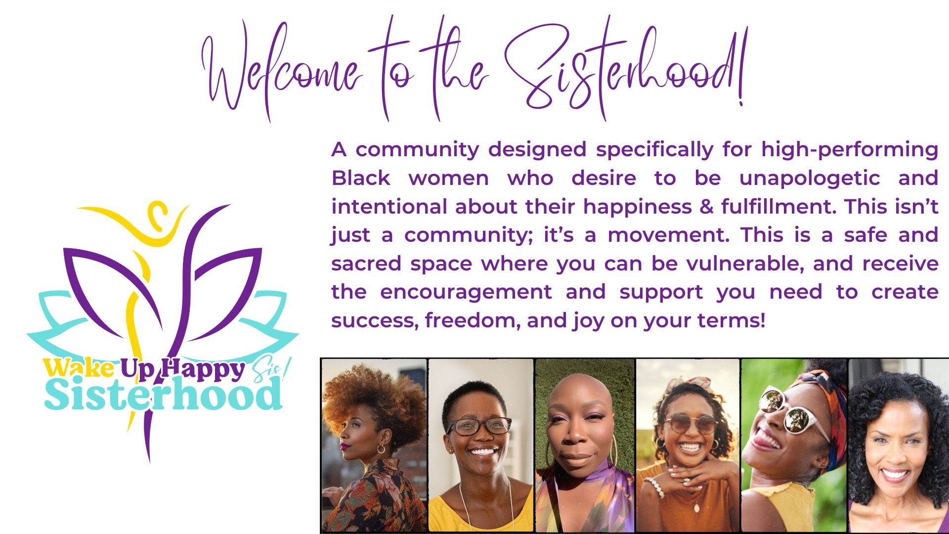 Wake Up Happy Sis Community