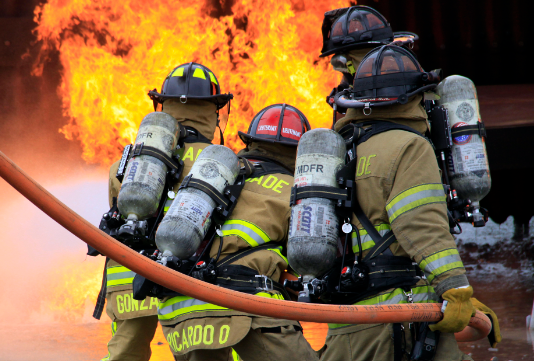 Firefighters, structure fire, first responders, safety Firefighters, structure fire, first responders, safety