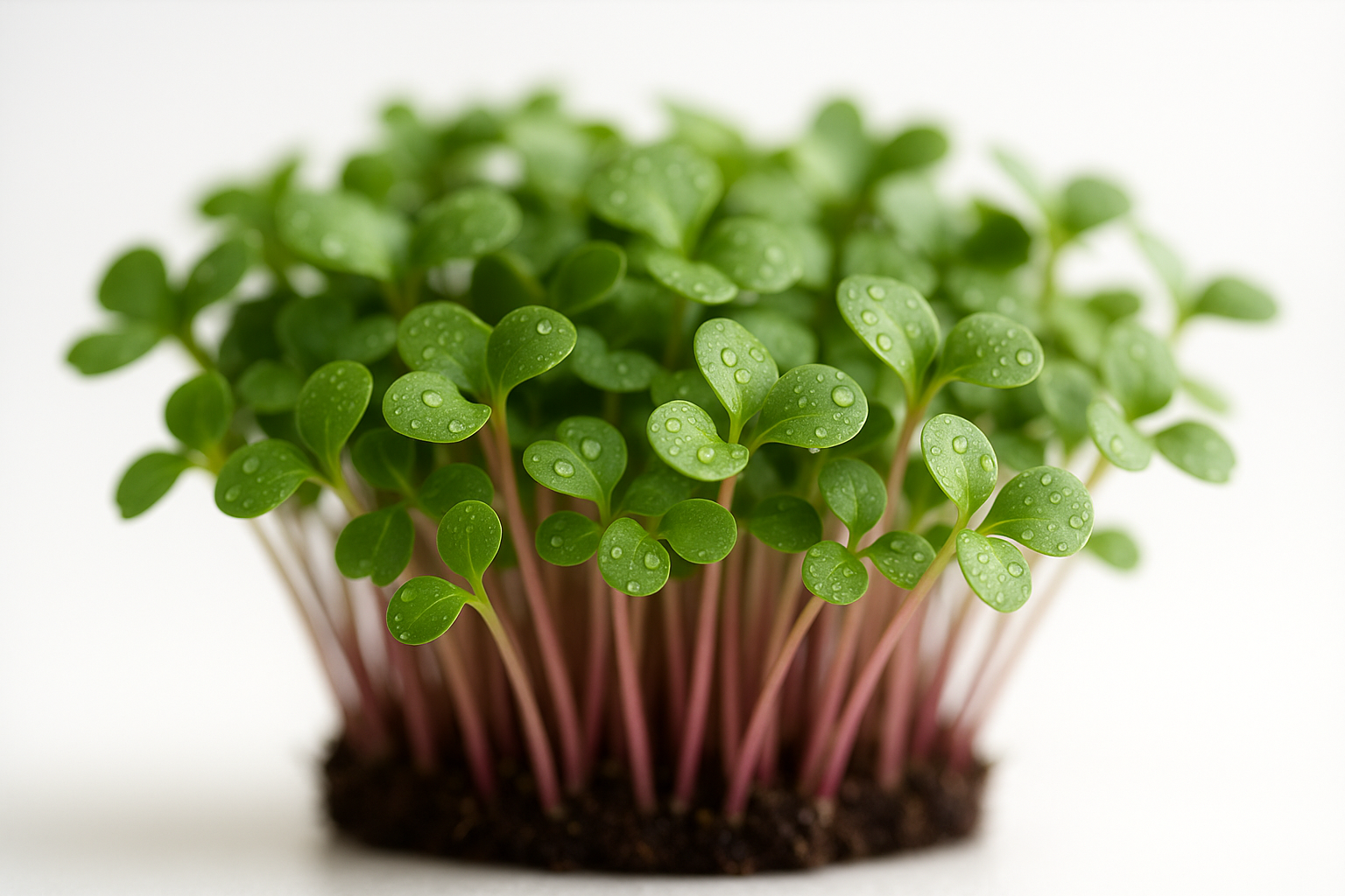 Scharfe Radieschen-Microgreens regional