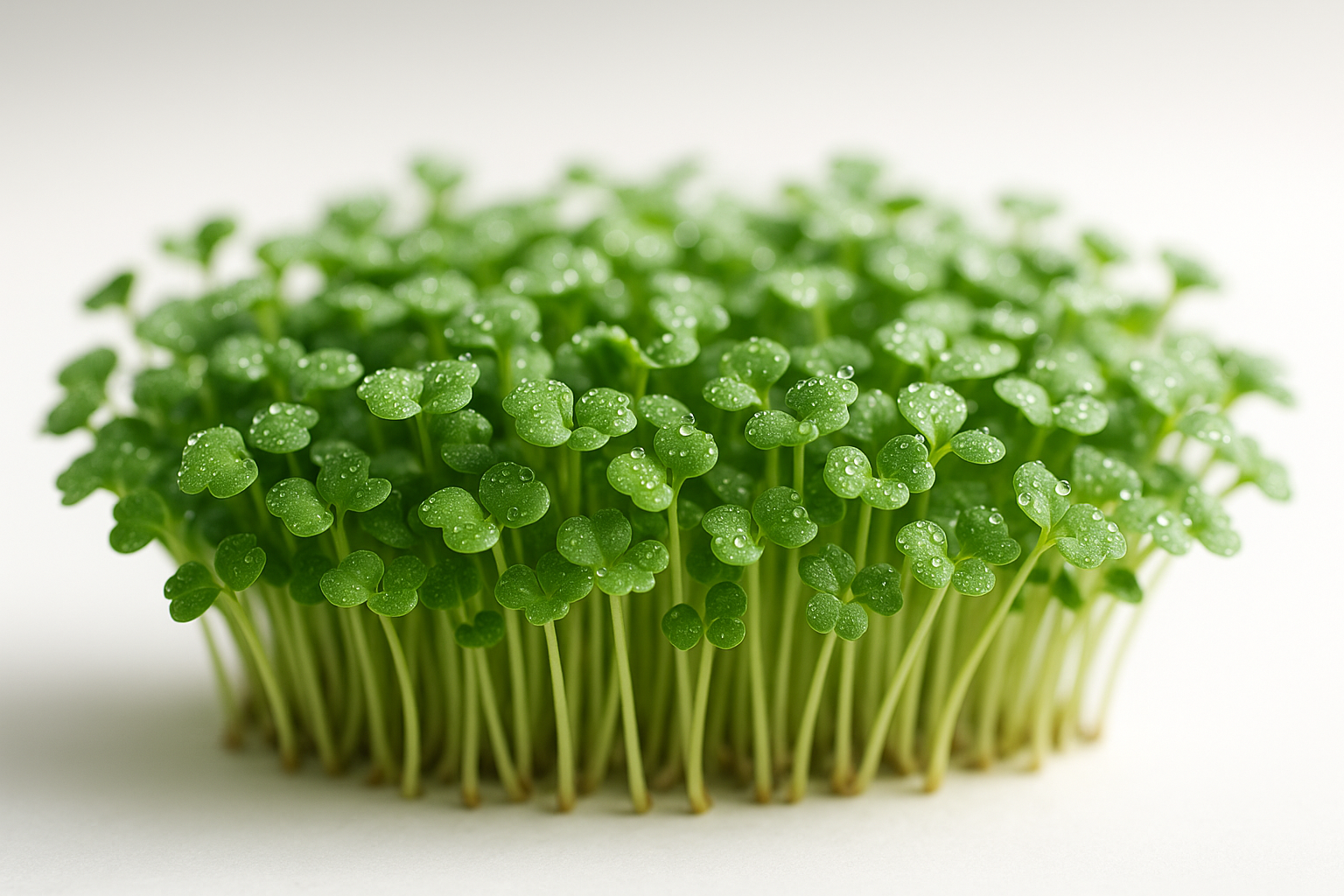 Frische Brokkoli-Microgreens aus Bonn